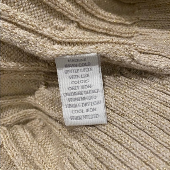 CHARTER CLUB GOLD SWEATER   NWT - Picture 8 of 11